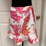 SheIn pink & white paisley ruffles skirt. NWNT Photo 2