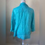 Isaac Mizrahi V neck tunic with side ties and 3/4 sleeves Photo 5