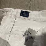 AG Adriano Goldschmied Women's White Straight Leg Jeans Photo 1