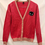Hello Kitty  x Forever 21 Chococat Pink Cat‎ Cardigan Sweater LIMITED EDITION Photo 0