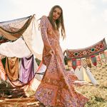 SPELL Lolita Gown Lover Dress Orange Photo 1