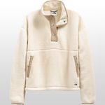 The North Face Cragmont Fleece 1/4 Snap Pullover Sweater Cream Size S NWT Photo 3