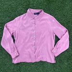 Hillard & Hanson Vintage  Silk Long Sleeve Button Up Shirt Photo 0