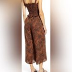 Socialite Brown and Black Patterned Wide Leg Pants NWOT Photo 1