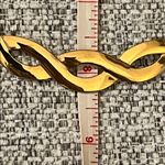 Sarah Coventry Fashion Braids Gold Tone Infinity Necklace Photo 4
