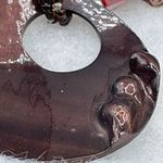 Boutique Blister pearl amber glass mother of pearl necklace.* Photo 2