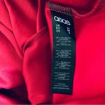 ASOS Deep Red & Black Lace Fit & Flare V-Neck Christmas Party Dress | Size: 6/S Photo 10