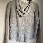 Ralph Lauren Waffle Knit Hooded Gray Sweater XL Cozy Heritage Normcore Warm Soft Photo 4