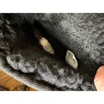 UGG  Australia Ultra Short 5225 Black Pull On Boots Sz 7 Suede Sheepskin Winter Photo 7