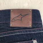 ALPINESTARS Roulette Skinny Straight Motorcycle Jeans Low‎ Rise Moto Size 1 New Blue Photo 7