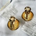Dior Christian  Crystal Leopard Spotted Clip-On Earrings Photo 4