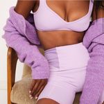 For Love & Lemons Emery Sweater in Lilac Brand new with Tags Cardigan Photo 3