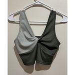 Lot Of 2 Sleeveless Crop Tops ~ Size Medium, Ivory & Green Photo 7