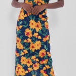 Tuckernuck  NEW WITH TAGS Hyacinth House Margot Ruffle Strapless Midi Dress‎ Photo 0