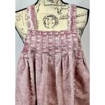 Free People Marina Denim Babydoll Crop Top Distressed Purple XL Photo 8