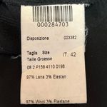 Piazza Sempione Judy High Rise Pull On Flat Front Straight Leg Dress Pants Sz 42 Photo 4