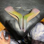 mix no. 6 Stilettos Crystal Embellished Rhinestone Pumps Ombre Pastel Rainbow π Shadow Clear Heel Pride Photo 4