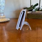 Bottega Veneta Maxi Intrecciato Card Holder Small Wallet Purple Lambskin Photo 8