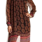 Johnny Was FOR LOVE & LIBERTY Silk Mandala Printed Boho Dress Photo 0