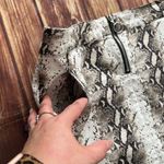 Rue 21 Womens Front Zipper Snake Print Mini Skirt Size Large Photo 6