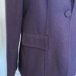 Coldwater Creek  Sz 12 EUC deep purple blazer w/ 2 buttons and pocket flaps Photo 1