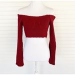 Better Be Red Bell sleeves crop top NEW Photo 1