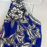 Bardot EUC  women’s Petra halter electric blue floral high low‎ sundress dress XS Photo 6