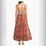 Hutch NEW Brianna Orange Tropical Floral Maxi Dress, Small, MSRP $398 Photo 2