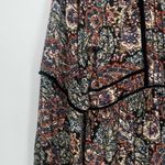 American Eagle Women's Floral Bohemian Keyhole Bell Sleeves Mini Dress Size S Photo 5