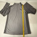 Mountain Hardwear WickQ 1/4 Zip Pullover Size M Gray Stretch Activewear Running Photo 3