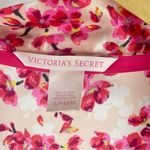 Victoria's Secret Medium Floral Satin Robe Feminine Flowy Pockets Photo 5
