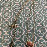 Kendra Scott Pink Pendant  Eliza Necklace Photo 1