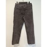 Royalty For Me Slim Straight Jeans Womens 28" Black High Rise 'Vintage Stretch' 90s Minimalist Photo 1