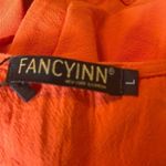 Fancyinn NWT  2 Piece Outfits Deep V Neck Ruffle Crop Top Split Wide Leg Pant Set Photo 7