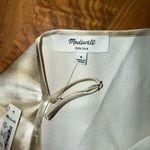 Madewell  100% silk dress stripe, maxi‎ slip style women size 8 NWT Photo 2