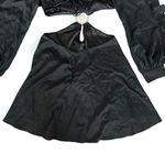 NEW Alamour the Label Romy Dress Black Dress LBD Mini Vacation Silk Sexy Size XL Photo 9