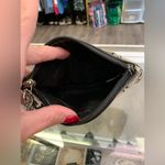 Coach Stylish Black and Tan Women's Wristlet Bag Photo 4