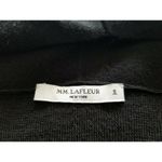MM.LaFleur M.M. LAFLEUR Cardigan Sweater Merino Wool Black In Seam Pockets Womens Size (S) Photo 4