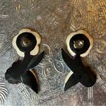 Hummingbird Wooden Earrings Purple Photo 5