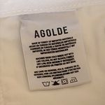 AGOLDE Parker Long Short High Rise Denim Shorts White Dough Size 32 NWT Photo 10