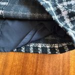 Maison D’Amelie. Paris Plaid Pink Black Tweed Mini Skirt Pockets Metallic Thread Photo 8
