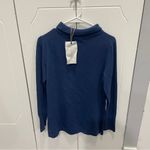 NWT Magnolia Grace Blue Knit Turtle Neck Sweater Photo 1