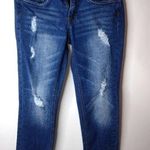 Dollhouse  9 30x27 Destroyed Distressed  Dark Wash Jeans Photo 0