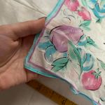 Blue boarder fruits print bandana 0819 White Photo 1