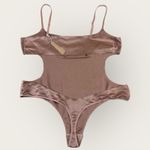 SKIMS  Barely There Shapewear Cut Out Thong Bodysuit In Sienna Size‎ 4XL NWT Photo 2