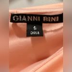 Gianni Bini Laura Peach Pink Floral Off the Shoulder Fit & Flare Midi Dress - S Photo 6