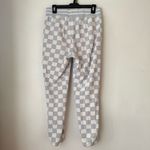 Marine layer  Anytime Blue & White Checkerboard Sweatpants M Photo 4