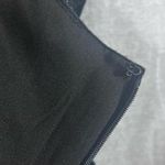 MOSSIMO Black Knee Length Lined Dress Silver Shimmer Size 6 Photo 4