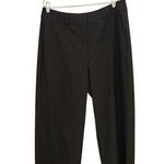 Lane Bryant  Straight High Rise Flat Front Trouser Slacks Dress Pants Black Sz 16 Photo 0