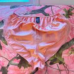 Victoria's Secret y2k coquette rose pink silk satin lace trim mini lounge shorts Photo 5